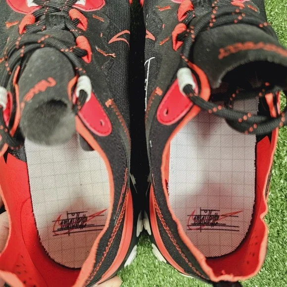 Nike React Element 55 Script Swoosh Athletic Sneakers CK9285-001 Mens Size 9 - Picture 7 of 8